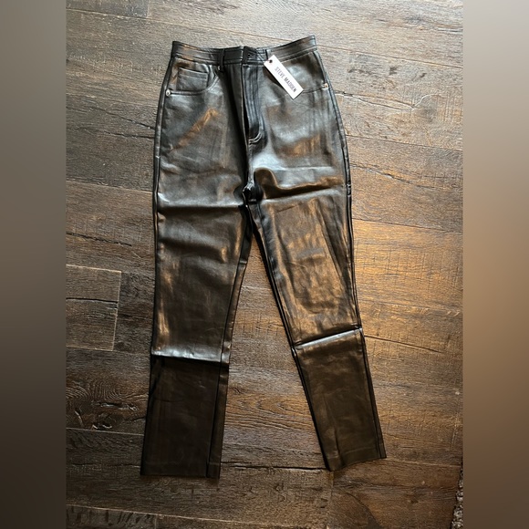 BNWT Steve Madden leather Josie Pant - Picture 2 of 4